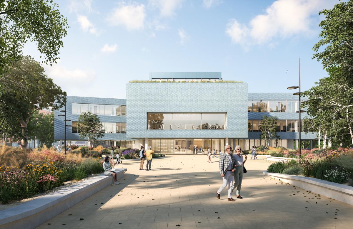 Het nieuwe gemeentehuis van Middelkerke