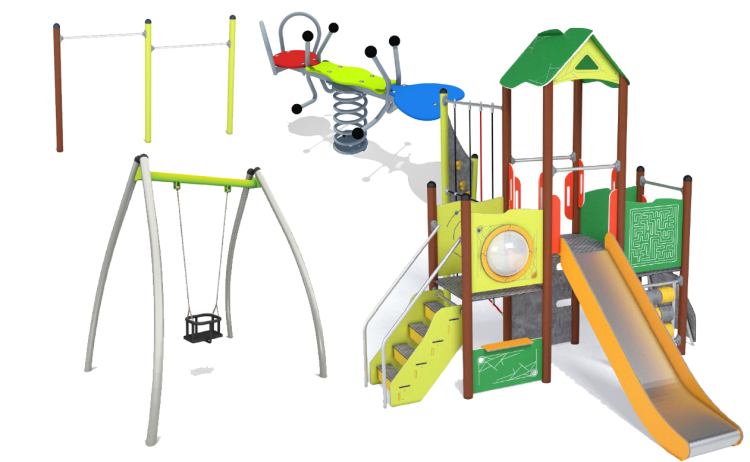 Schets nieuwe speelelementen