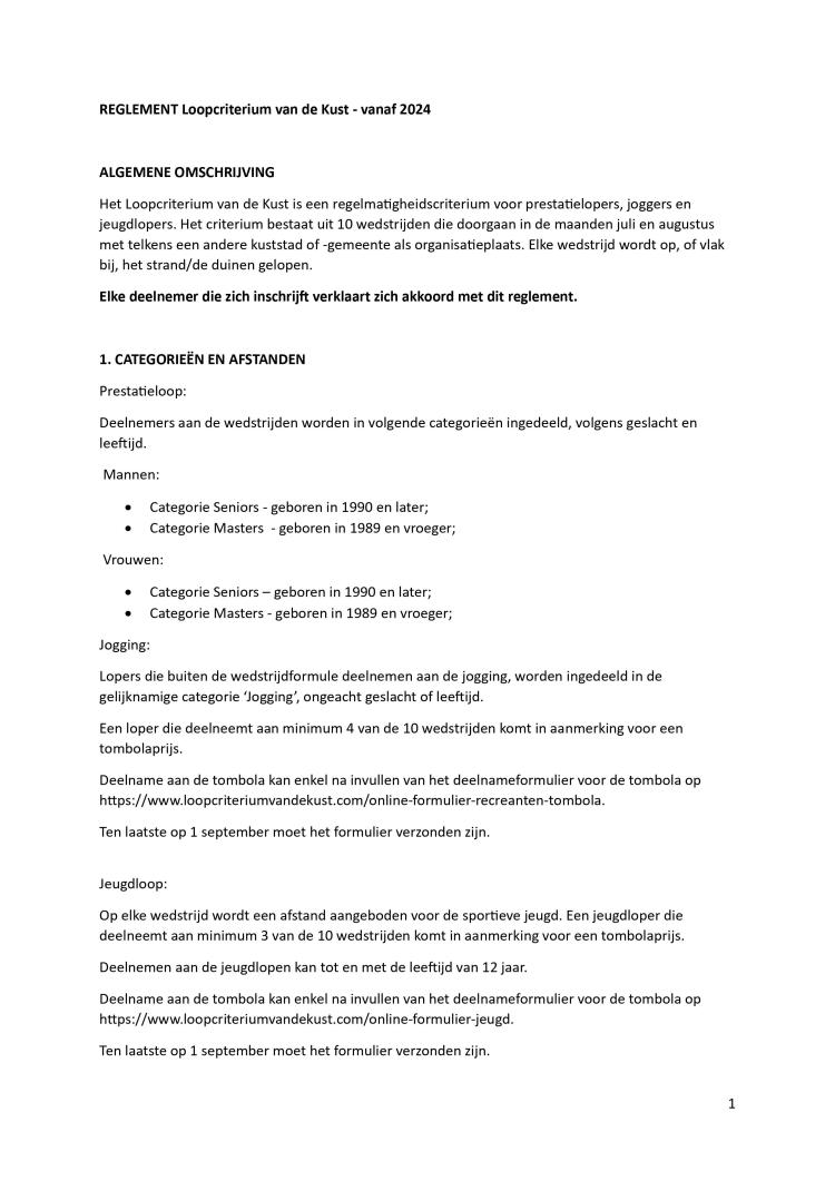Reglement