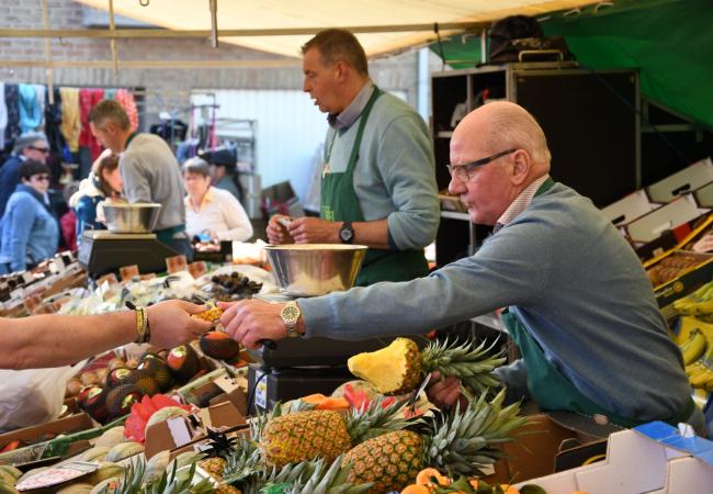 foto gemeente Middelkerke: Ook op 21 juli donderdagmarkt