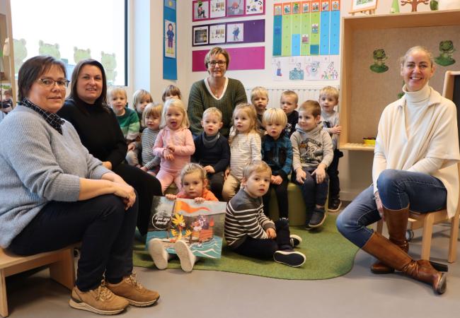 Ook de kikkerklas is klaar voor de gezinsrondleiding