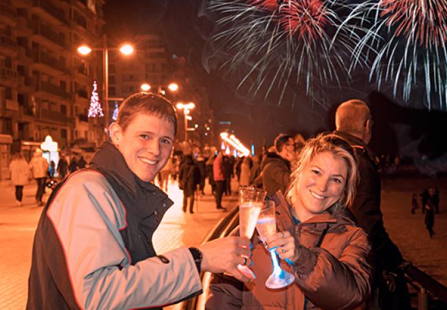 Vuurwerk in Middelkerke