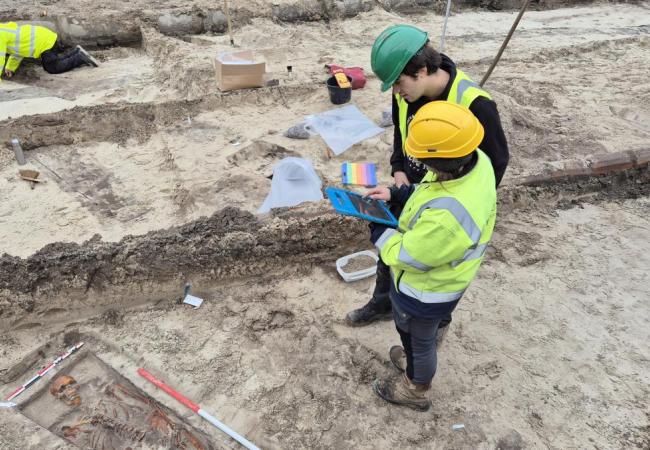 archeologische werken in lombardsijde