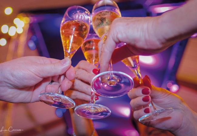 Foto champagneglazen
