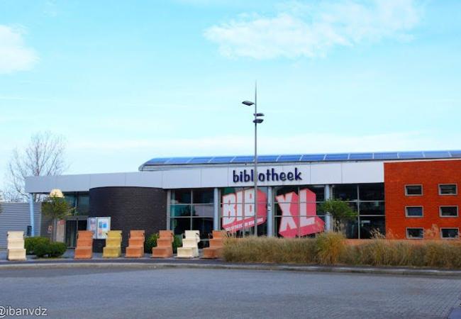 Bezoek aan de bibliotheek © Bib Middelkerke