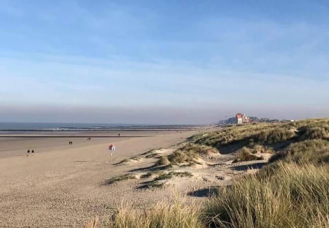 Despacho ceremonie met chakana op het strand © Myriam Vanacker