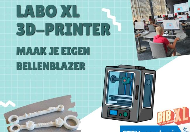 Labo XL 3D-print je eigen bellenblazer: 10+ © MI