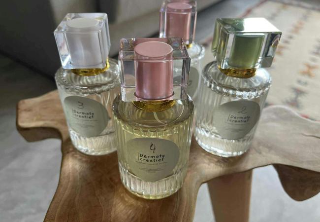 Workshop " Eau de toilette " maken © Inge