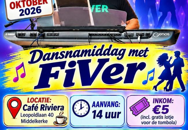 Dansnamiddag met DJ FIVER © Bruisend Middelkerke