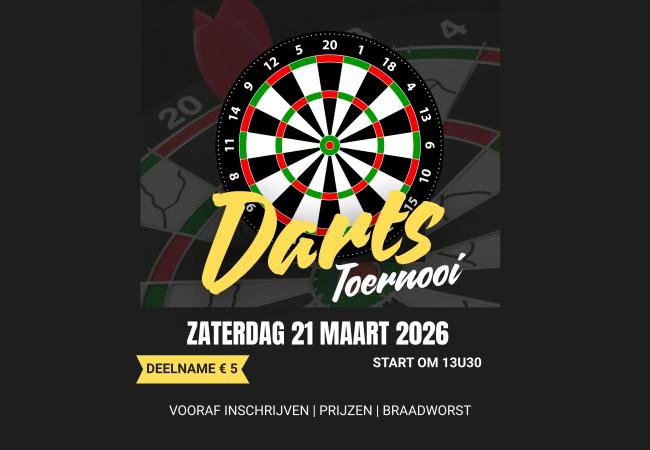 Dartstoernooi @Paravang © Jeugdhuis De Paravang