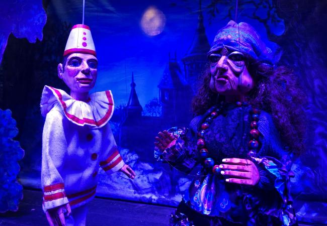 Poppentheater Pedrolino: Het krakend kasteel (6+) © Pierke