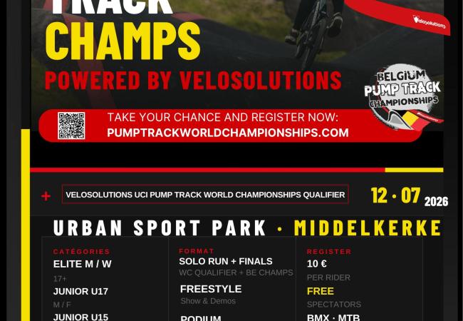 UCI Pump Track World Championship qualifier - Belgium Pump Track Championchips © Velo Solutions