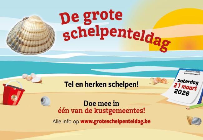 Grote Schelpenteldag 2026 - Westende © VLIZ