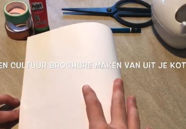 Nieuwe brochure Cultuurstek op komst. Gemaakt van thuis uit