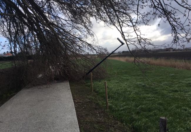 Tramwegel Leffinge langer afgesloten