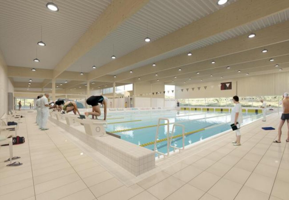 Nieuw zwembad open in december 2021