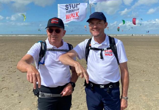 Wandel mee met Ivo naar de finish van de Stop Parkinson Walk