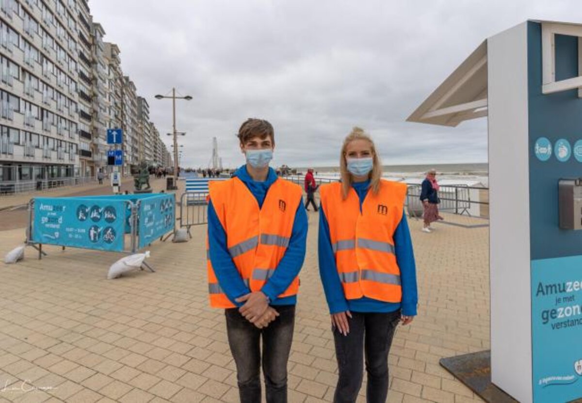 Ook in krokusvakantie mondmaskerplicht op zeedijk