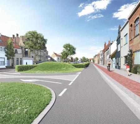 Nieuwe doortocht centrum Lombardsijde