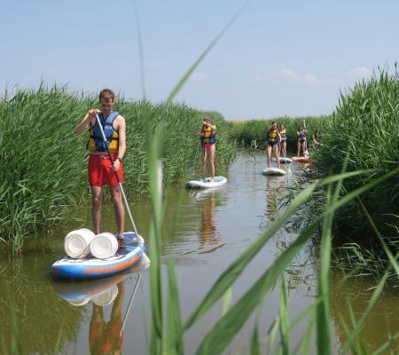 Suppen door de polders van Middelkerke © The Outsider Coast