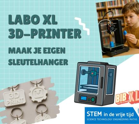 3D-print je eigen sleutelhanger © Bibliotheek Middelkerke