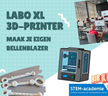 Labo XL 3D-print je eigen bellenblazer: 10+ © MI