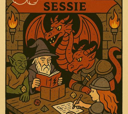 Introductiesessie Dungeons & Dragons in de bibliotheek © Copilot