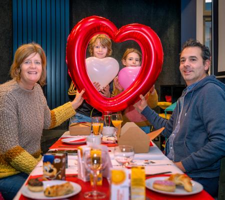 Valentijnsontbijt © Luc Cassiman