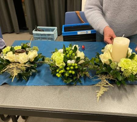 Bloemschikken © eigen foto