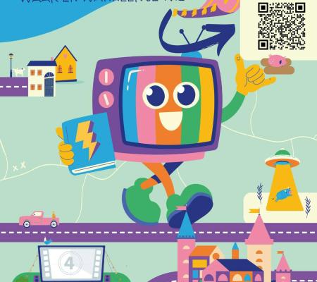 Digitale Voorleespret op groot scherm! © MI