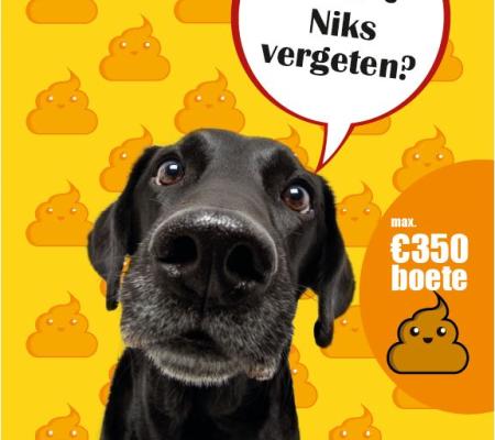 Hondenpoepcampagne "Yo, niks vergeten?" wil hondenpoep uit het straatbeeld