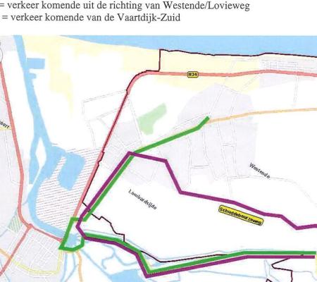 Reinigingswerken Rattevallebrug - Slijpebrug - Leffingebrug