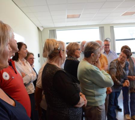 Foto's vorming enthousiast blijven als vrijwilliger