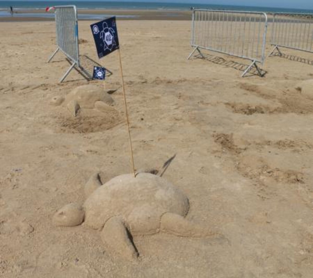 Middelkerke verpulvert wereldrecord simultaan zandsculpturen bouwen