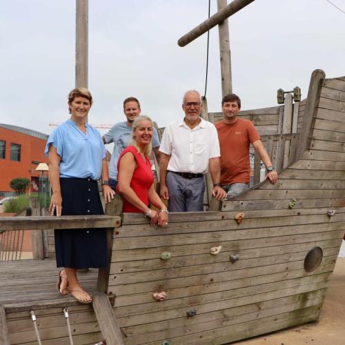 De jeugddiensten van Middelkerke en Oostende stelden hun samenwerking voor. Foto Gemeente  Middelkerke