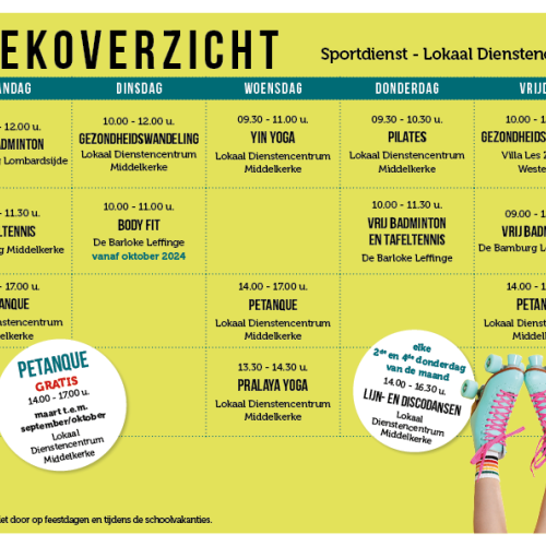 weekoverzicht