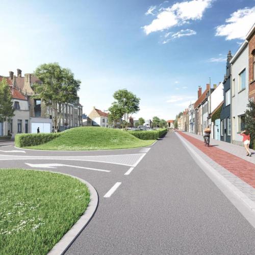 Nieuwe doortocht centrum Lombardsijde