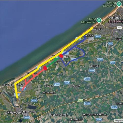 omleidingen vanaf 9 maart