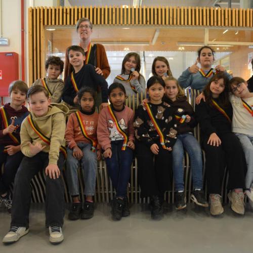 4e leerjaar St Jozef Middelkerke op bezoek