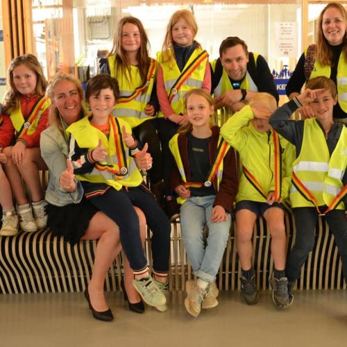 3e leerjaar Sint-Jozef Leffinge op bezoek in het gemeentehuis