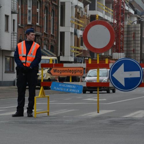 Werken wegdek Slijpebrug 