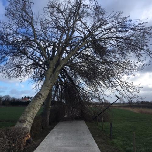 Tramwegel Leffinge langer afgesloten