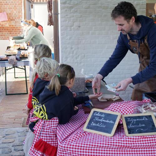 Nieuwjaarsgeschenkje op de Leffingse Makersmarkt