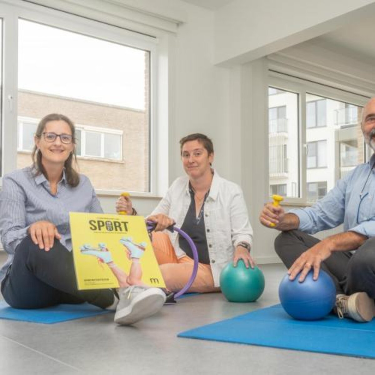 Frisse sportvleugel in lokaal dienstencentrum