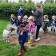 geit bij de groep