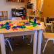 tafel met blokken