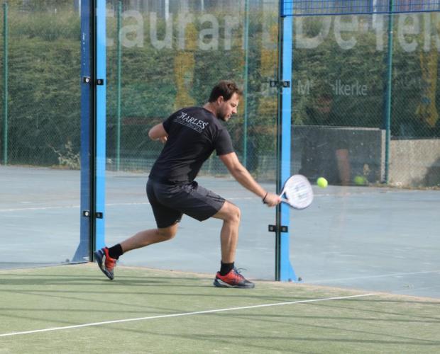PJ bij Padel